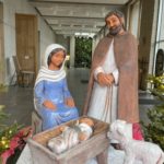 Large nativity in narthex